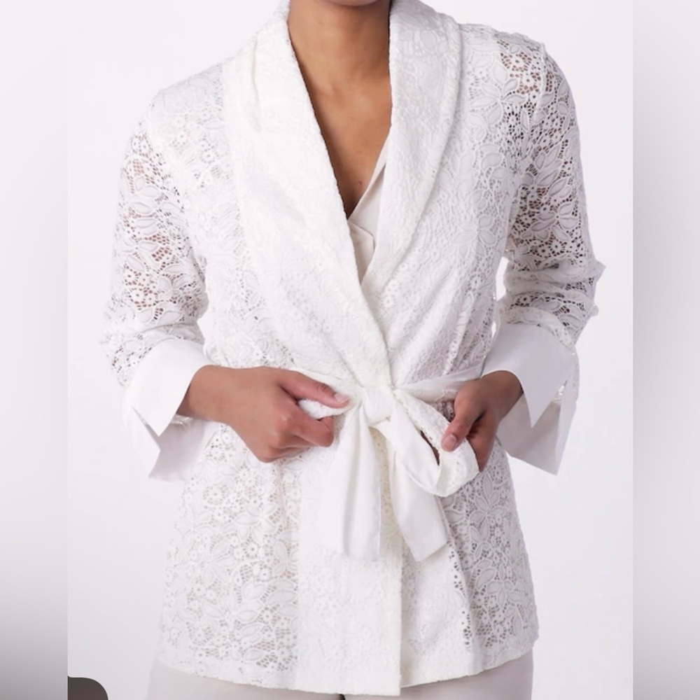 Everyday Jones Lace Stretch Jacket/Blazer NWOT